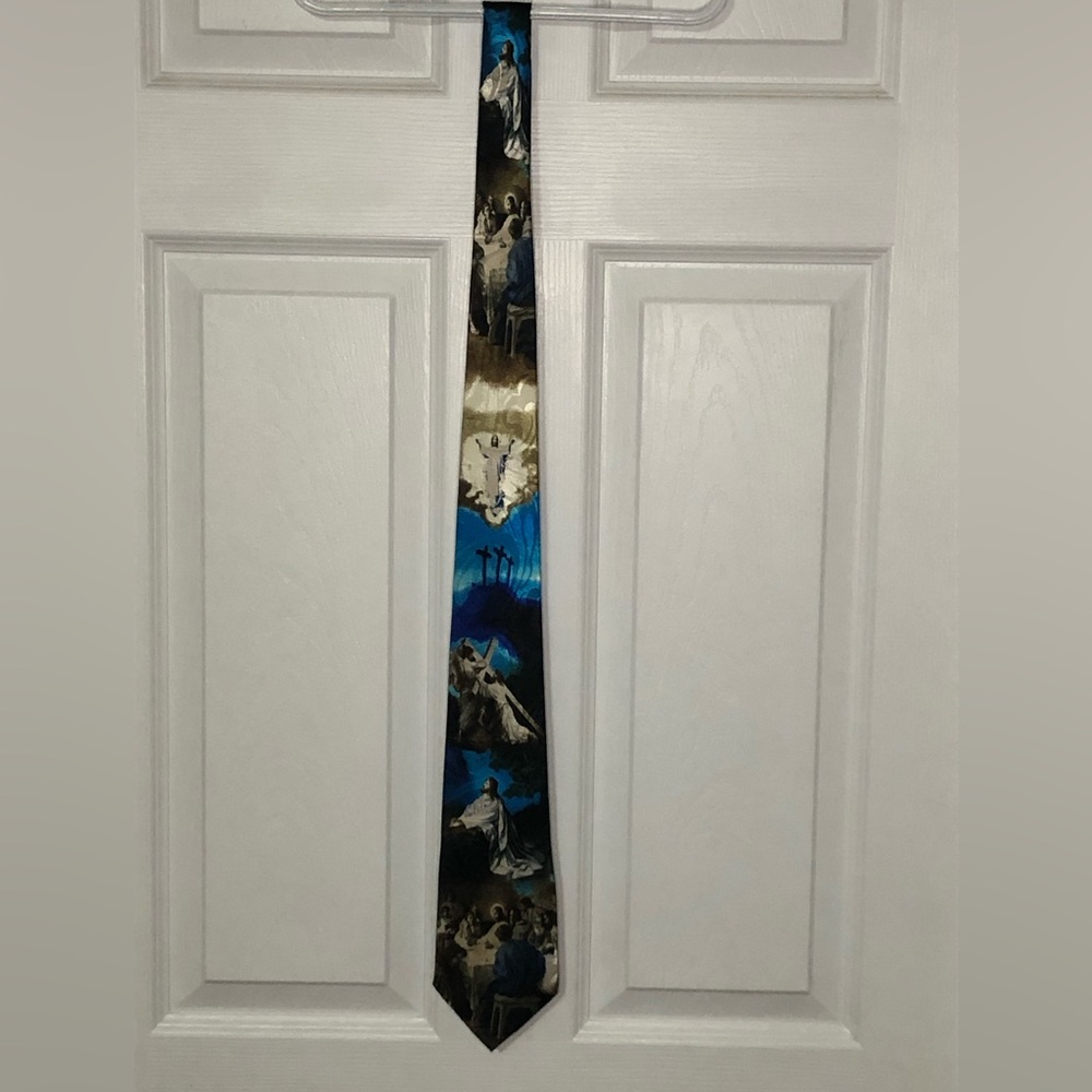 Steven Harris men’s neck tie black OS